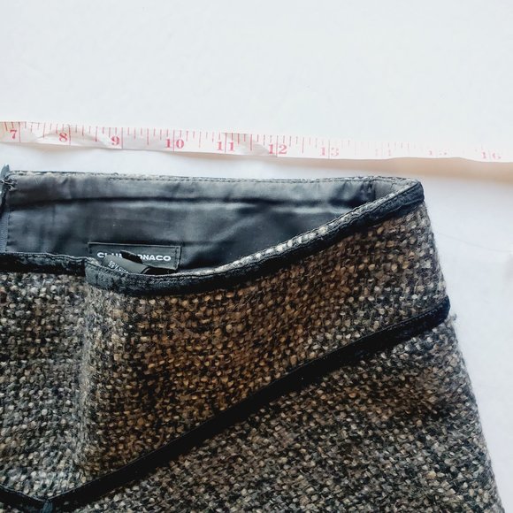 CLUB MONACO Wool Tweed A-Line Skirt - Picture 7 of 7